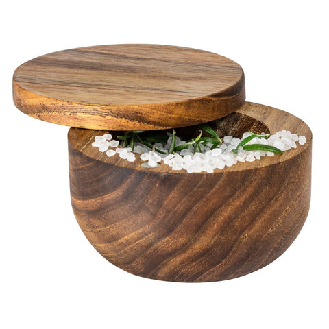 Icon Chef Salt Pig dia 10cm - Acacia Wood