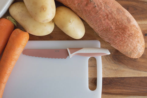 Kiddikutter Child Safe Knife - Dusky Rose