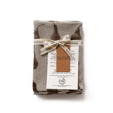 Pear Napkin Set Of 4 Khaki Green