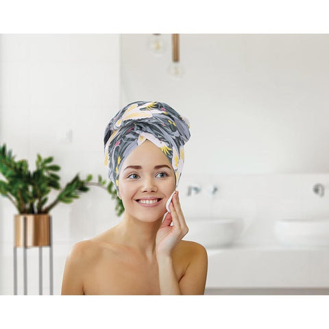 Aus Collection Turban Towel - Birds
