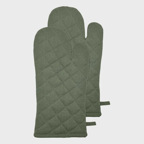 Jules Oven Mitt 19x35x2cm Olive Green