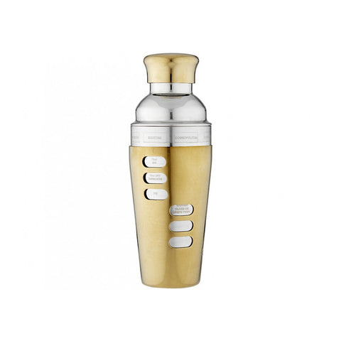 Aurora Recipe Gold Cocktail Shaker