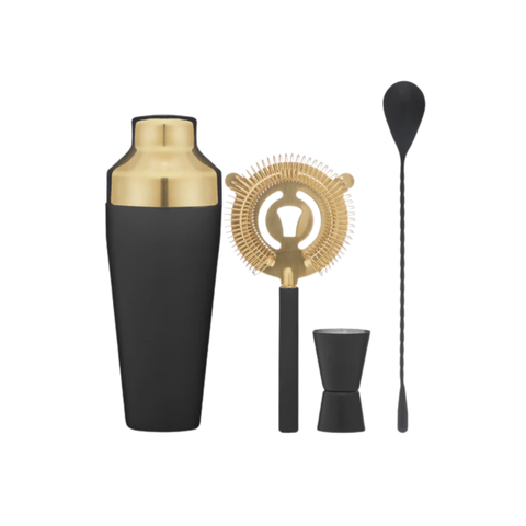 Tiffany Starter Pack  4pc Cocktail Set  - Matte Black