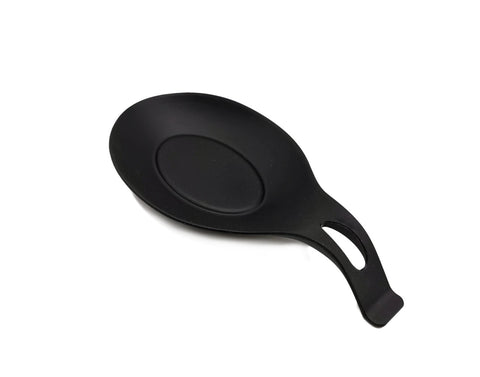 Black Silicone Spoon Rest