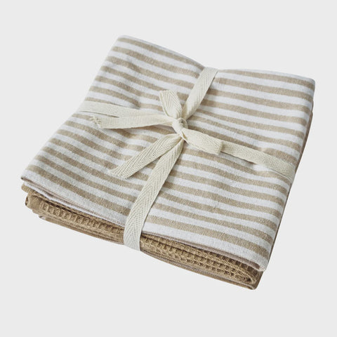 Katerina Tea Towel 3 Pack 50x70cm Natural