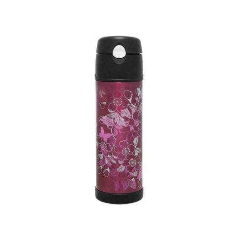 Stainless Steel 530ml  Vacuum Insulated Hydration Bottle With Straw - 3 Colors