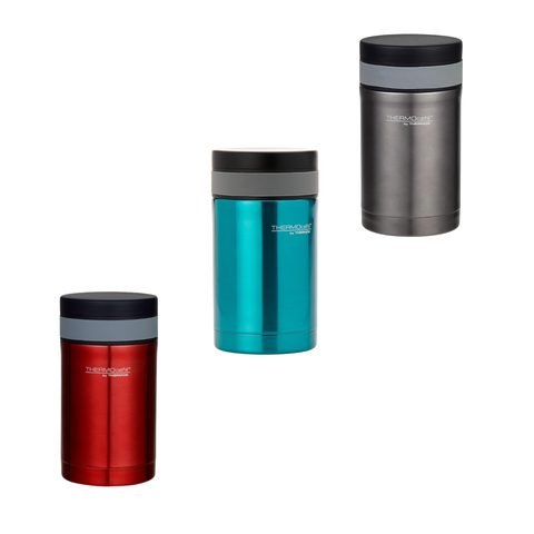 500ml Thermocafe Vacuum Insulated Food Jar With Spoon -3 Colors