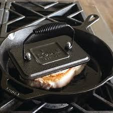 Rectangular Cast Iron Grill Press