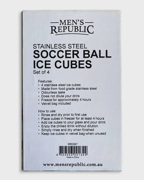 Soccer Ball Ice Cubes