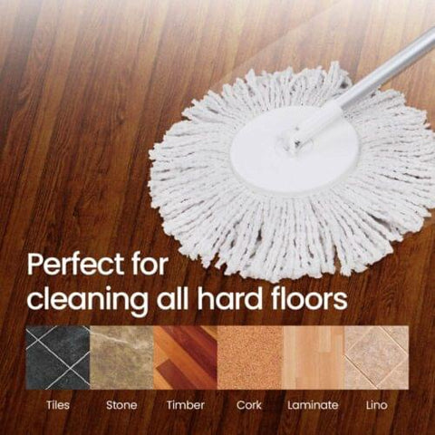 White Magic Microfibre Mop Head