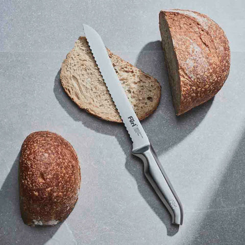 Stone Knife Block Set Olive Terrazzo 5 Piece