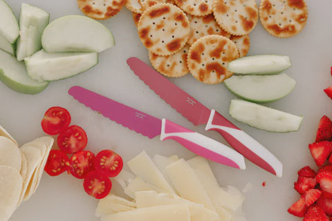 New Kiddikutter Child Safe Knife - Dusty Pink