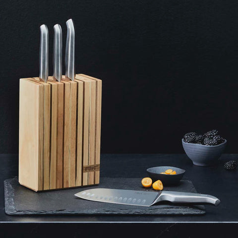 Pro Wood Knife Block Set 5 Pieces
