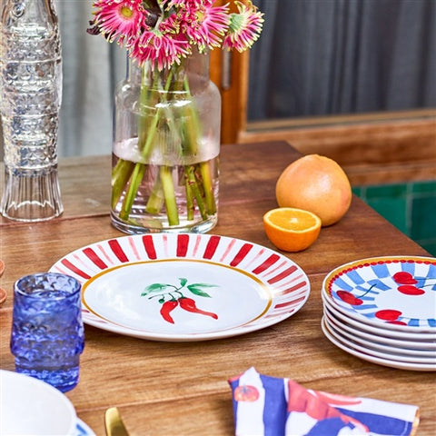 Cucina Round Platter 30cm Chilli