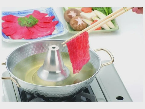 Pearl Life Warakuan Stainless steel shabu-shabu pot 26 cm