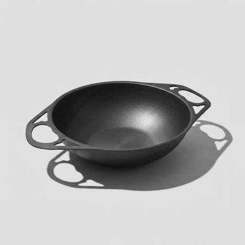 AUS-ION Iron Dual Handle Wok - 30cm