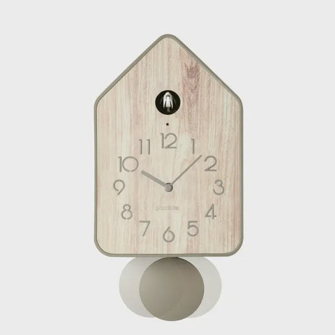 Home QQ-Up Cuckoo Wall Clock with Pendulum