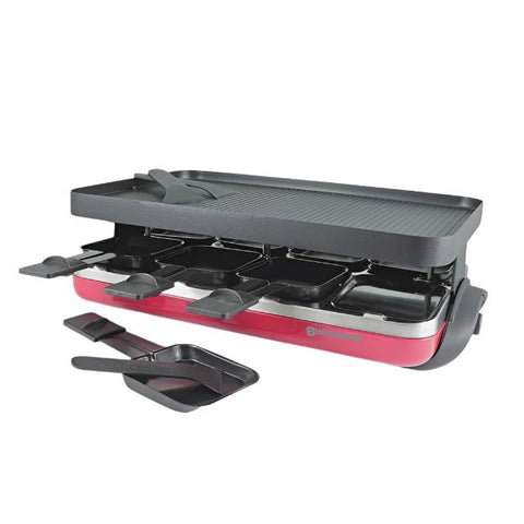 Valais 8 Person Raclette Party Grill With Reversible Grill Plate