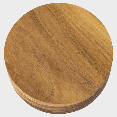 Icon Chef Salt Pig DUO with dia 12.5cm - Acacia Wood