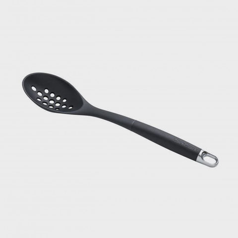 Nylon Slotted Spoon - Chrome