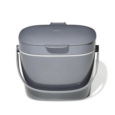 Easy-Clean Compost Bin - Charcoal