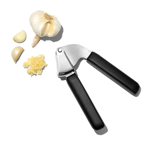 Good Grips Garlic Press Swing Basket