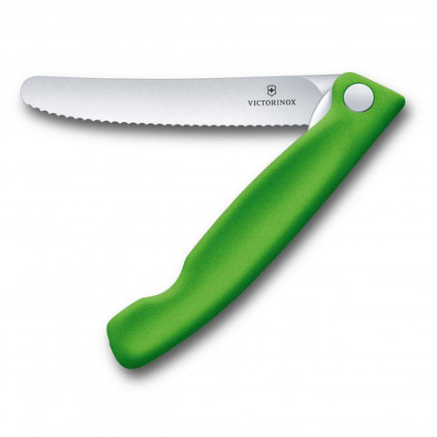 Victorinox Classic Folding Steak Knife - Green