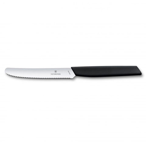 Victorinox Swiss Modern Tomato Knife Wavy - Black