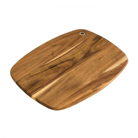Acacia Wood Slim Line Rounded Cutting Board