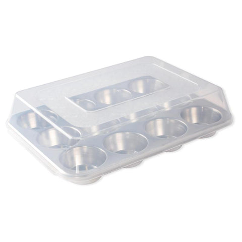 12-Cup Muffin Pan With High-Domed Lid