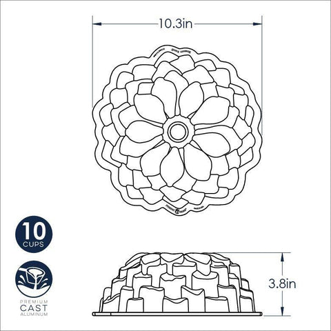 Cup Blossom Bundt Pan
