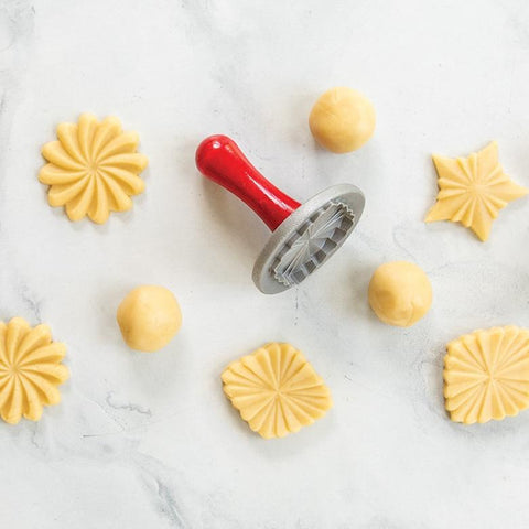 Pretty Pleated Cookie Stamps