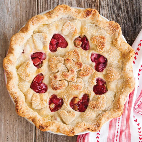 Lattice & Hearts Pie Top Cutter