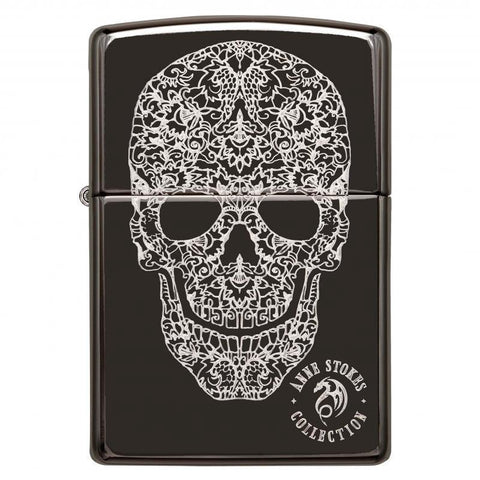 High Polished Black Skull