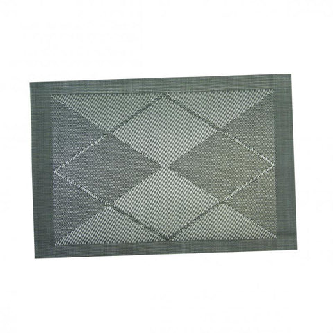 Argyle Placemat 12 Pieces Pack 30x45cm Brown