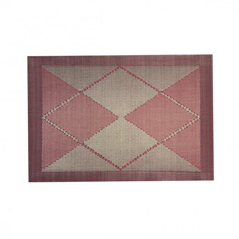 Argyle Placemat 12 Pieces Pack 30x45cm Red