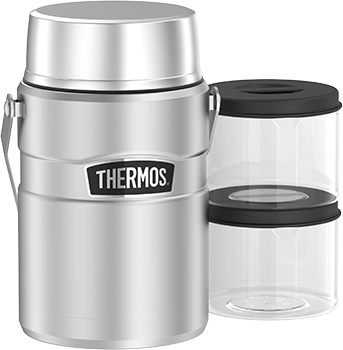 1.39L Stainless King Big Boss Stainless Steel Food Jar - 2 Colors