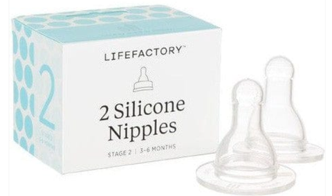 Lifefactory Teats 2 Pk Accessory