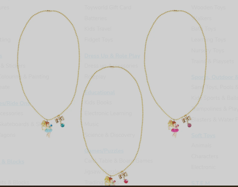 Enchanted Fairy Necklace With Charm