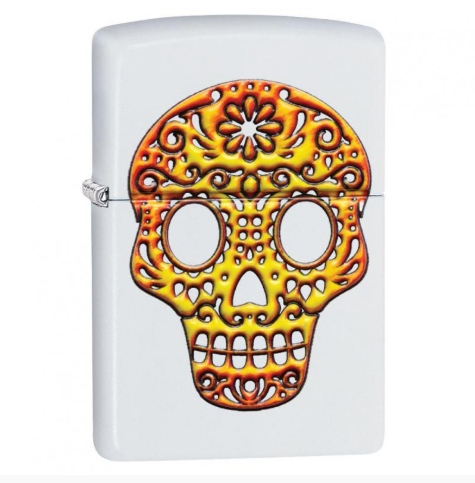 Skull White Matte