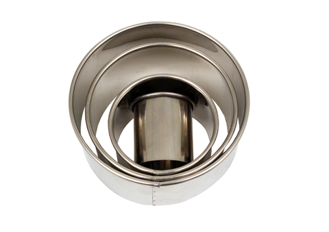 Deep Round Plain Cutter Set 4 (4, 6.5, 9 & 11cm)