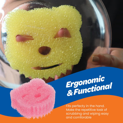 Scrubtastic Scrub & Wipe Sponge 2 Pack