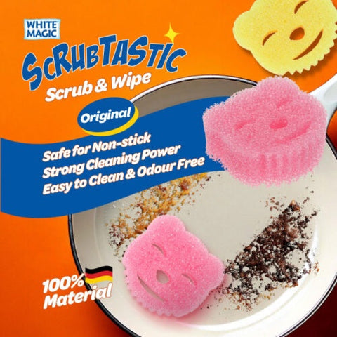 Scrubtastic Scrub & Wipe Sponge 3 Pack