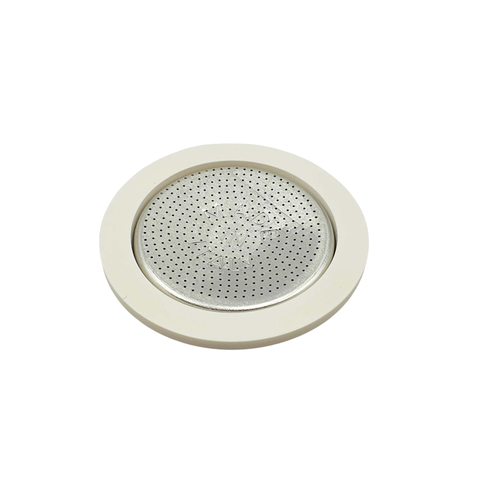 1 Silicon Gasket + 1 Filter 9 Cups Aluminium