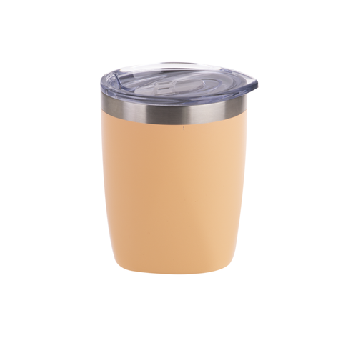 Stainless Steel Double Wall Matte White Insulated Tumbler Old Fashion - 300L (6 Colors)