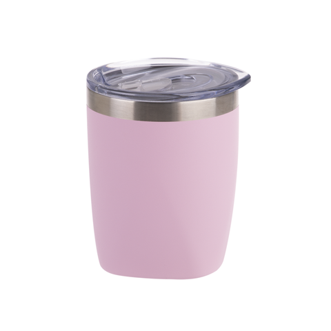 Stainless Steel Double Wall Matte White Insulated Tumbler Old Fashion - 300L (6 Colors)