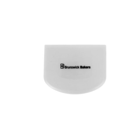 White Dough Scraper - Size: 13.5 X 9.5cm