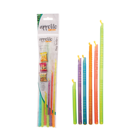 Slide & Store Bag Sealers Set of 6