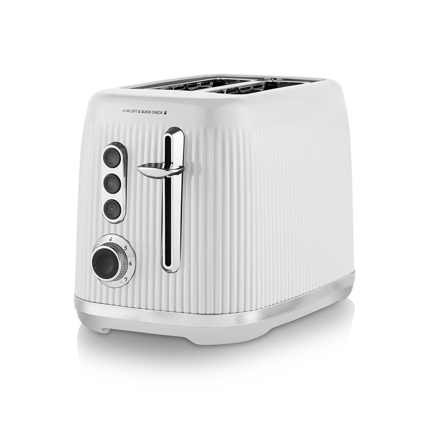 Brightside 2 Slice Toaster - White – Hestia & Co.
