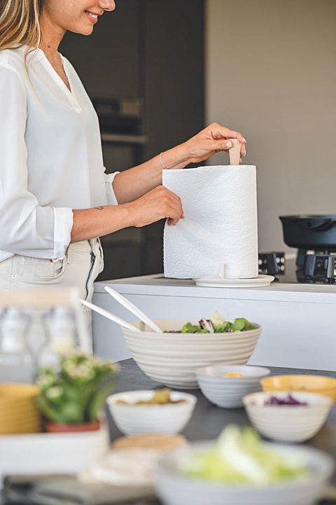 Roll & Tear Universal Kitchen Roll Holder Taupe